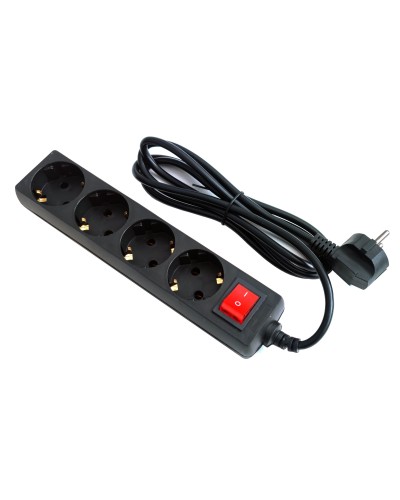 SP4B-218. Сетевой фильтр 4 розетки, 1,8м черный. 5bites в Ангарске