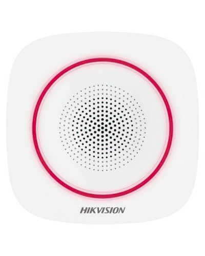 DS-PS1-II-WE(RU) Red Indicator. Оповещатель свето-звуковой радиоканальный. AX PRO Hikvision в Ангарске