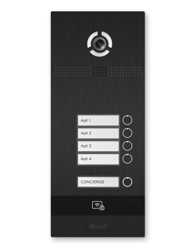 BI-04FB BLACK. Вызывная панель IP-домофона. BAS-IP в Ангарске