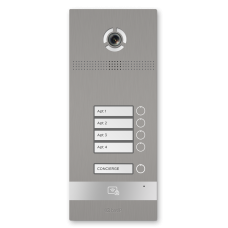 BI-04FB SILVER. Вызывная панель IP-домофона. BAS-IP