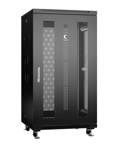 ND-05C-22U60/80-BK (8563c). Шкаф телекоммуникационный 19 напольный 22U. CABEUS в Ангарске