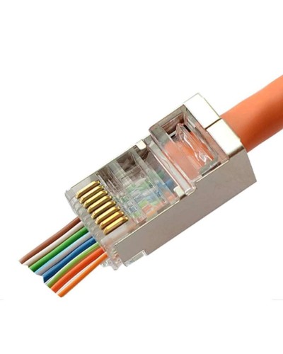 8P8C-SH-FC (100 шт) (10796c). Разъем RJ-45. CABEUS в Ангарске