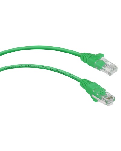 PC-UTP-RJ45-Cat.5e-1.5m-GN (7692c), зелёный. Патч-корд медный. CABEUS в Ангарске