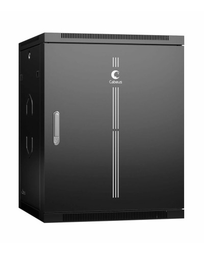 SH-05F-15U60/60m-R-BK (10746c). Шкаф телекоммуникационный 19 настенный 15U. CABEUS в Ангарске