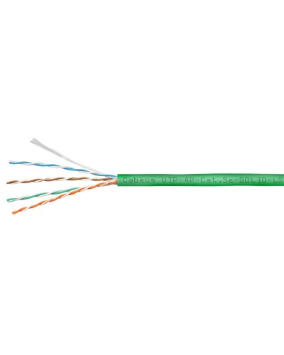 UTP-4P-Cat.5e-SOLID-LSZH-GN (9779c). Кабель «витая пара» (LAN) для структурированных систем связи. CABEUS в Ангарске