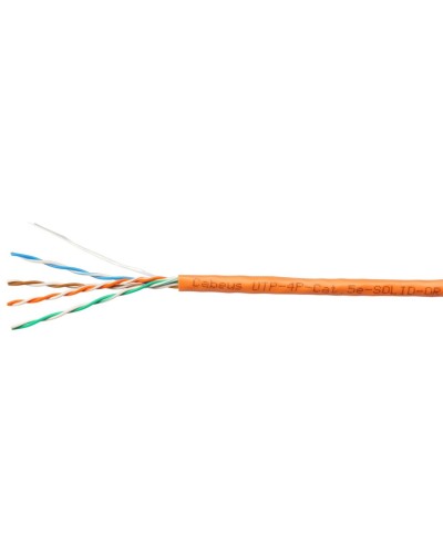 UTP-4P-Cat.5e-SOLID-OR-100 (7253c-5). Кабель «витая пара» (LAN) для структурированных систем связи. CABEUS в Ангарске