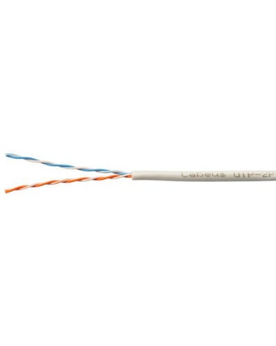 UTP-2P-Cat.5e-SOLID-LSZH-GY-100 (11063c-5). Кабель «витая пара» (LAN) для структурированных систем связи. CABEUS в Ангарске