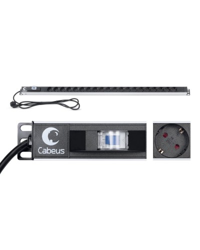 PDU-16-20S-B (9551c). Блок розеток. CABEUS в Ангарске