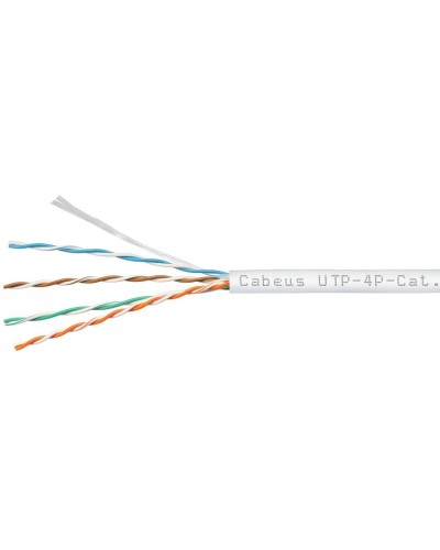 UTP-4P-Cat.5e-SOLID-LSZH-GY (9776c). Кабель «витая пара» (LAN) для структурированных систем связи. CABEUS в Ангарске