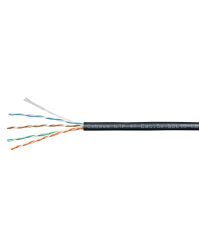 UTP-4P-Cat.5e-SOLID-LSZH-BK (9781c). Кабель «витая пара» (LAN) для структурированных систем связи. CABEUS в Ангарске