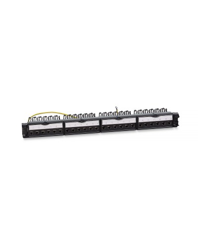 PL-24-KJ-RJ45-Cat.6a-SH-180T (11834c): Патч-панель 19" (1U), 24 порта RJ-45, категория 6a, полностью экранированная в Ангарске