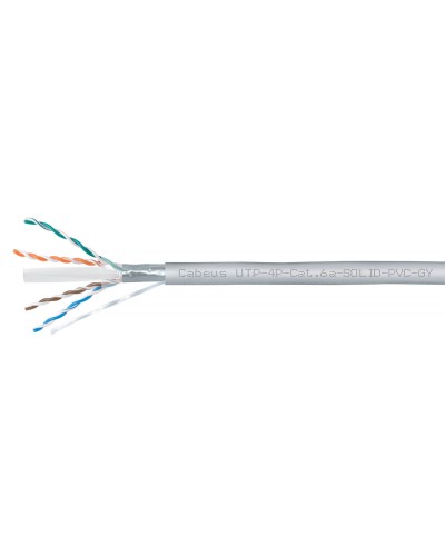 UTP-4P-Cat.6a-SOLID-PVC-GY (11373c). Кабель «витая пара» (LAN) для структурированных систем связи. CABEUS в Ангарске