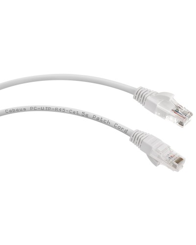 PC-UTP-RJ45-Cat.6-0.5m-LSZH (8876c), серый. Патч-корд медный. CABEUS в Ангарске