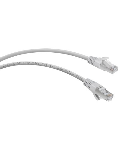 PC-SSTP-RJ45-Cat.6a-0.5m-LSZH (7900c), серый. Патч-корд медный. CABEUS в Ангарске