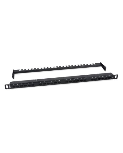 PLHD-24-Cat.6-Dual-180-0,5U (9664c): Патч-панель 19" в Ангарске