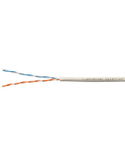 UTP-2P-Cat.5e-SOLID-GY-500 (11212c). Кабель «витая пара» (LAN) для структурированных систем связи. CABEUS в Ангарске