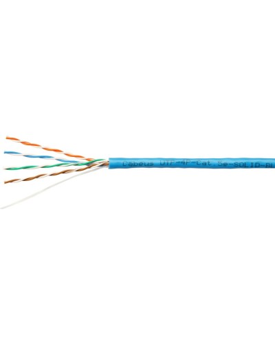 UTP-4P-Cat.5e-SOLID-BL-100 (7248c-5). Кабель «витая пара» (LAN) для структурированных систем связи. CABEUS в Ангарске