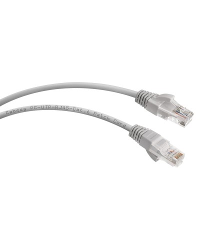 PC-UTP-RJ45-Cat.6-2m (7268c), серый. Патч-корд медный. CABEUS в Ангарске