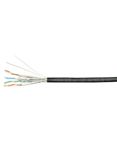 STP-4P-Cat.6a-SOLID-OUT-LSZH-UV (7198c). Кабель «витая пара» (LAN) для структурированных систем связи. CABEUS в Ангарске