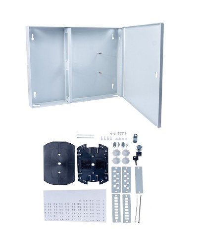 FO-WL-16-SC/2LC/FC/ST-FP-K (12302c). Бокс оптический настенный. CABEUS в Ангарске