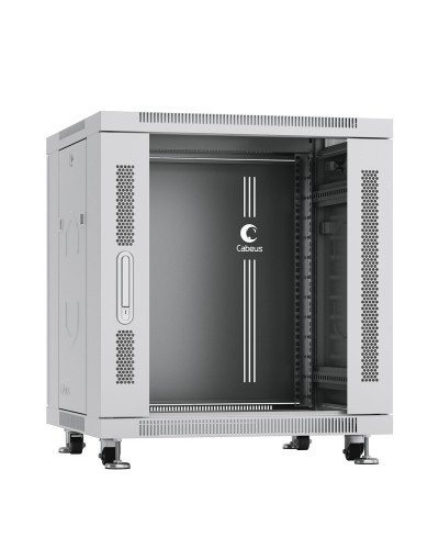 SH-05C-12U60/60 (7645c). Шкаф телекоммуникационный 19 напольный 12U. CABEUS в Ангарске