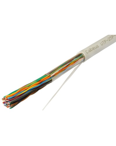 UTP-25P-Cat.3-IN (7279c). Кабель «витая пара» (LAN) для структурированных систем связи. CABEUS в Ангарске
