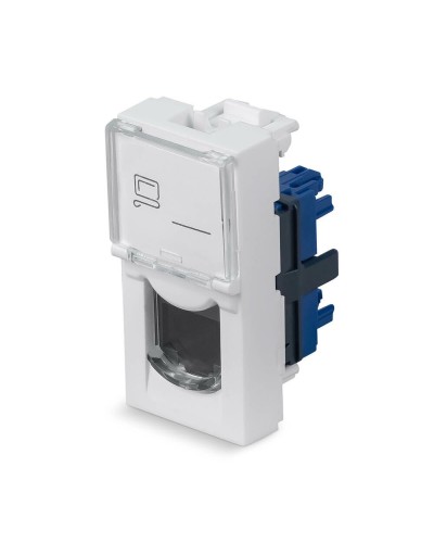 KJ-RJ45-Cat.6-180T-FP-L-22,5 (11840c): Вставка Keystone Jack RJ-45 в Ангарске