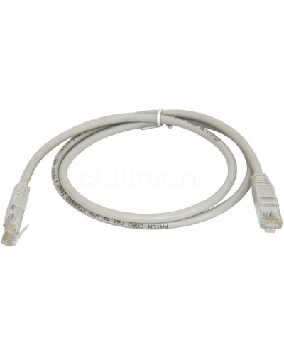 PC-UTP-RJ45-Cat.5e-0.3m (7209c), серый. Патч-корд медный. CABEUS в Ангарске