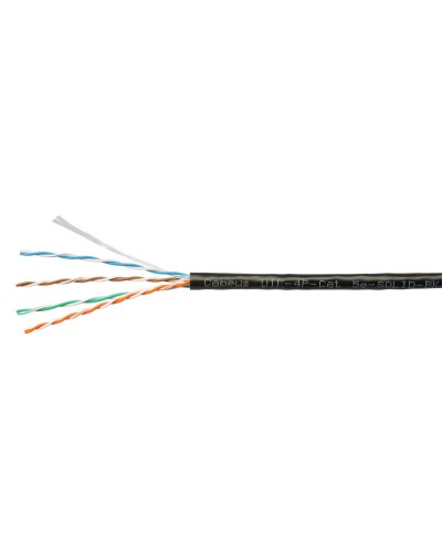 UTP-4P-Cat.5e-SOLID-LSZH-BK-100 (9781c-5). Кабель «витая пара» (LAN) для структурированных систем связи. CABEUS в Ангарске