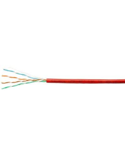 UTP-4P-Cat.5e-SOLID-RD-100 (7249c-5). Кабель «витая пара» (LAN) для структурированных систем связи. CABEUS в Ангарске