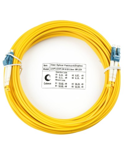 FOP(d)-9-LC-LC-1,5m (7514c). Патч-корд оптический. CABEUS в Ангарске
