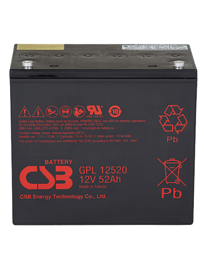 CSB GPL 12520. Аккумулятор герметичный свинцово-кислотный. CSB в Ангарске