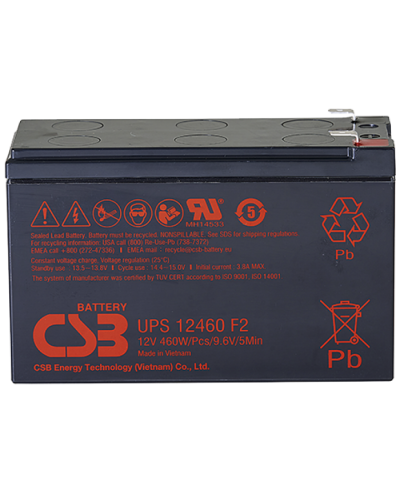 CSB UPS 12460. Аккумулятор герметичный свинцово-кислотный. CSB в Ангарске