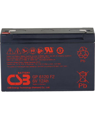 CSB GP 6120. Аккумулятор герметичный свинцово-кислотный. CSB в Ангарске