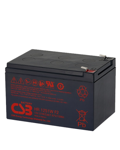 CSB HR 1251W. Аккумулятор герметичный свинцово-кислотный. CSB в Ангарске