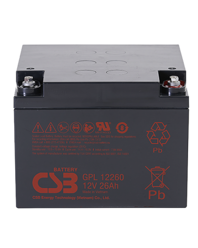 CSB GPL 12260. Аккумулятор герметичный свинцово-кислотный. CSB в Ангарске