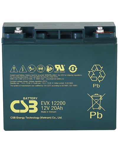 CSB EVX 12200. Аккумулятор герметичный свинцово-кислотный. CSB в Ангарске