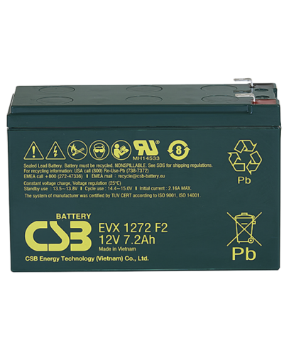 CSB EVX 1272. Аккумулятор герметичный свинцово-кислотный. CSB в Ангарске