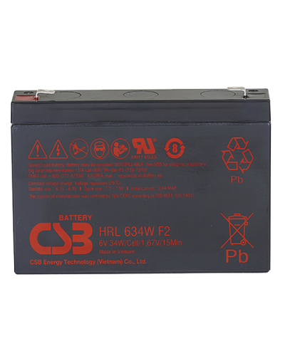 CSB HRL 634W FR. Аккумулятор герметичный свинцово-кислотный. CSB в Ангарске