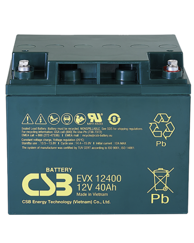 CSB EVX 12400. Аккумулятор герметичный свинцово-кислотный. CSB в Ангарске
