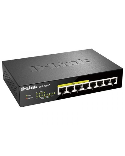 DGS-1008P/E1A. Коммутатор. D-Link в Ангарске