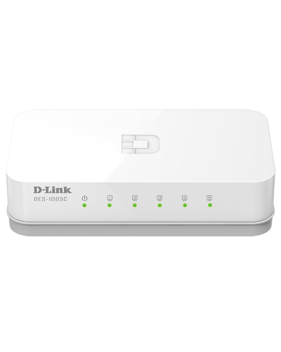 DES-1005C/B1A. Коммутатор с 5 портами 10/100Base-TX. D-Link в Ангарске