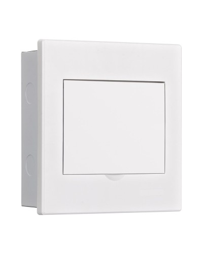Корпус ЩРВ-М 6 модулей IP41 встраиваемый белая дверь (31101DEK). Корпус пластиковый. DEKraft в Ангарске