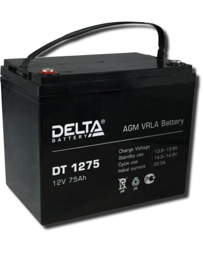 Delta DT 1275. Аккумулятор герметичный свинцово-кислотный. Delta в Ангарске