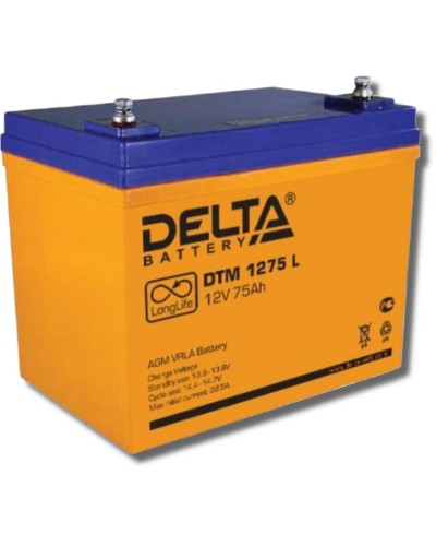 Delta DTM 1275 L. Аккумулятор герметичный свинцово-кислотный. Delta в Ангарске