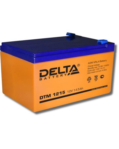 Delta DTM 1215. Аккумулятор герметичный свинцово-кислотный. Delta в Ангарске