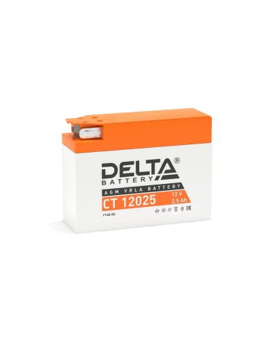 Delta CT 12025. Аккумулятор герметичный свинцово-кислотный стартерный. Delta в Ангарске