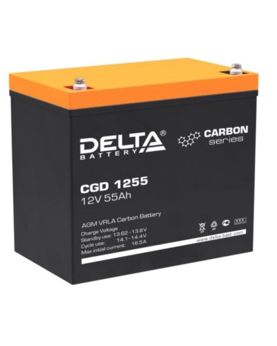 Delta CGD 1255. Аккумулятор герметичный свинцово-кислотный. Delta в Ангарске