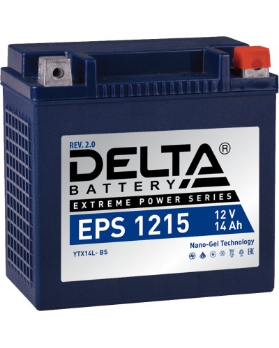 Delta EPS 1215. Аккумулятор герметичный свинцово-кислотный стартерный. Delta в Ангарске