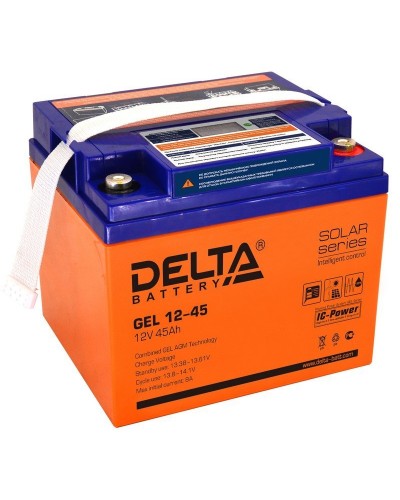 Delta GEL 12-45. Аккумулятор герметичный свинцово-кислотный. Delta в Ангарске